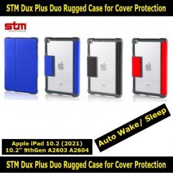 STM Dux Plus Duo Rugged Case for Apple iPad 10.2 (2021) 10.2” 9thGen A2603 A2604